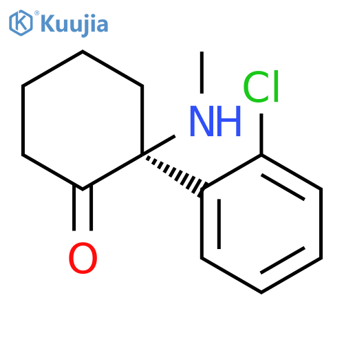Cyclohexanone,2-(2-chlorophenyl)-2-(methylamino)-, (2S)- structure