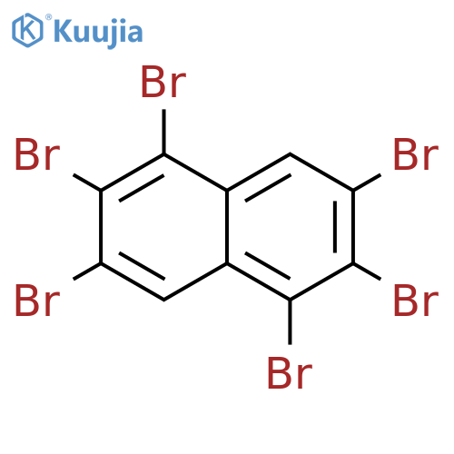 1,2,3,5,6,7-hexabromonaphthalene structure