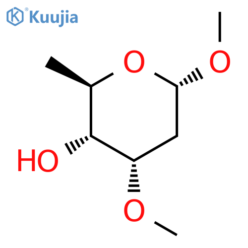 (2R,3R,4S,6S)-4,6-Dimethoxy-2-methyloxan-3-ol structure