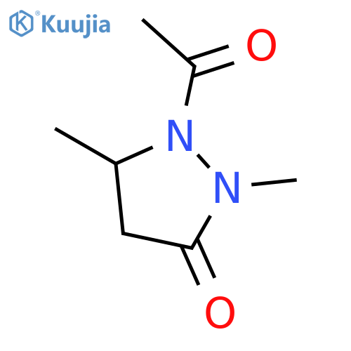 3-Pyrazolidinone,1-acetyl-2,5-dimethyl- structure