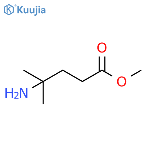 methyl 4-amino-4-methylpentanoate structure