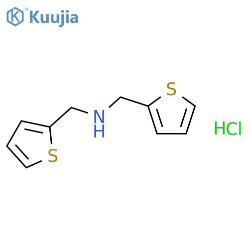 Bis(2-thiophenemethyl)amine hydrochloride structure