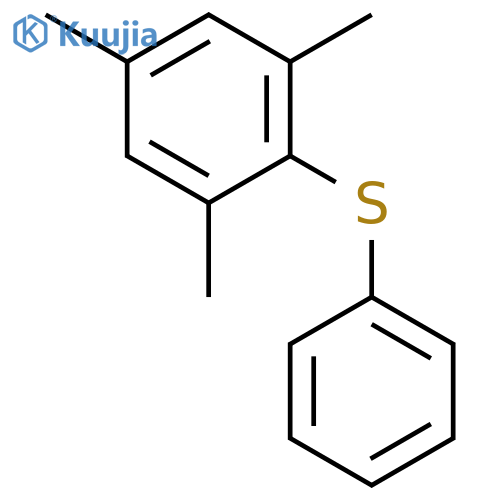 2,4,6-Trimethyldiphenyl sulfide structure