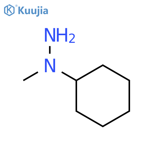 1-cyclohexyl-1-methylhydrazine structure