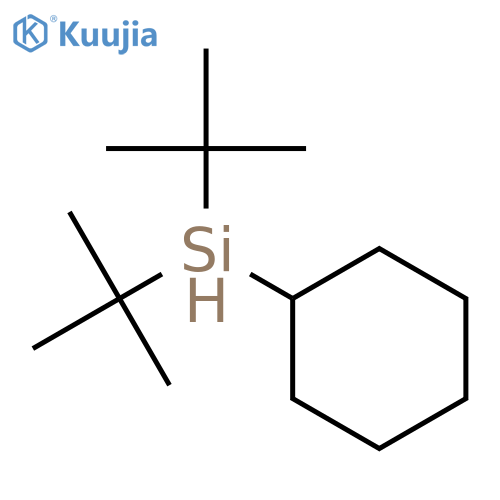 Silane, cyclohexylbis(1,1-dimethylethyl)- structure