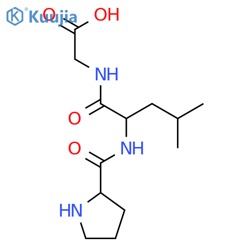 Glycine,L-prolyl-L-leucyl- structure