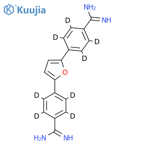 Furamidine-d8 structure