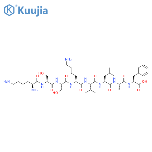L-Phenylalanine, L-lysyl-L-seryl-L-seryl-L-lysyl-L-valyl-L-leucyl-L-alanyl- structure