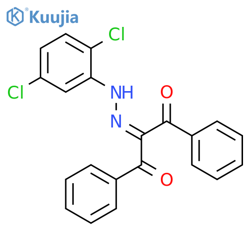 PROPANETRIONE, DIPHENYL-, 2-[(2,5-DICHLOROPHENYL)HYDRAZONE] structure