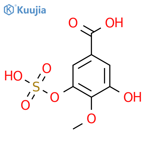4-Methylgallic-3-O-sulphate structure