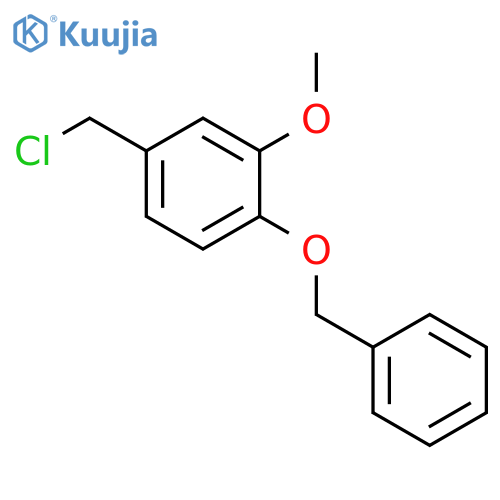 1-(benzyloxy)-4-(chloromethyl)-2-methoxybenzene structure