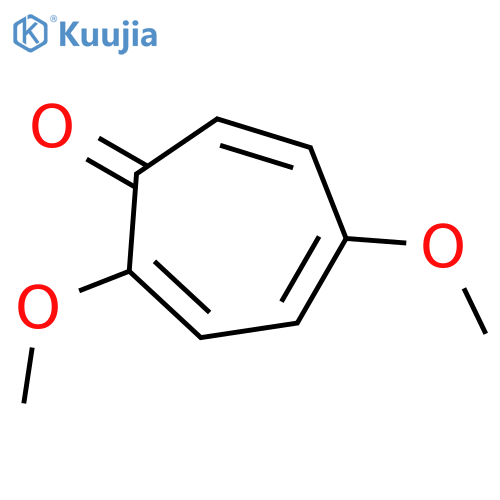 2,4,6-Cycloheptatrien-1-one, 2,5-dimethoxy- structure