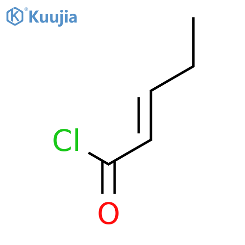 trans-2-Pentenoic Acid Chloride structure