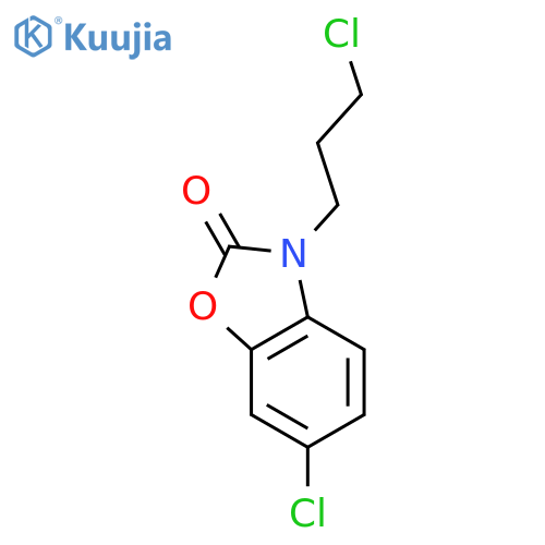 2(3H)-Benzoxazolone, 6-chloro-3-(3-chloropropyl)- structure