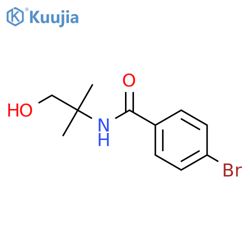 Bromo-N-(2-hydroxy-1,1-dimethylethyl)benzamide structure