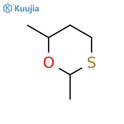 1,3-Oxathiane, 2,6-dimethyl- structure