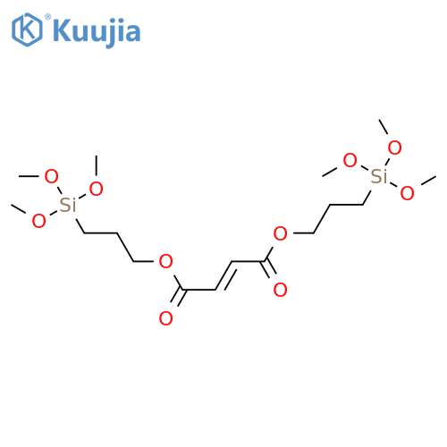 2-Butenedioic acid(2E)-, 1,4-bis[3-(trimethoxysilyl)propyl] ester structure