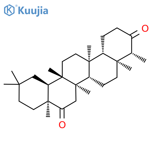 (4R,4As,6aS,6aS,6bR,8aS,12aS,14aS,14bS)-4,4a,6a,6b,8a,11,11,14a-octamethyl-1,2,4,5,6,6a,7,9,10,12,12a,13,14,14b-tetradecahydropicene-3,8-dione structure