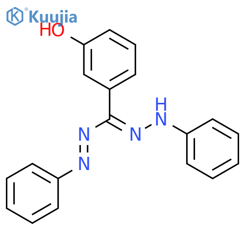 Phenol, 3-[(phenylazo)(phenylhydrazono)methyl]- structure