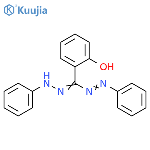 Phenol, 2-[(phenylazo)(phenylhydrazono)methyl]- structure