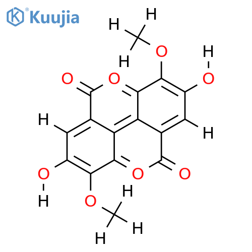 3,3'-Dimethoxy ellagic acid structure