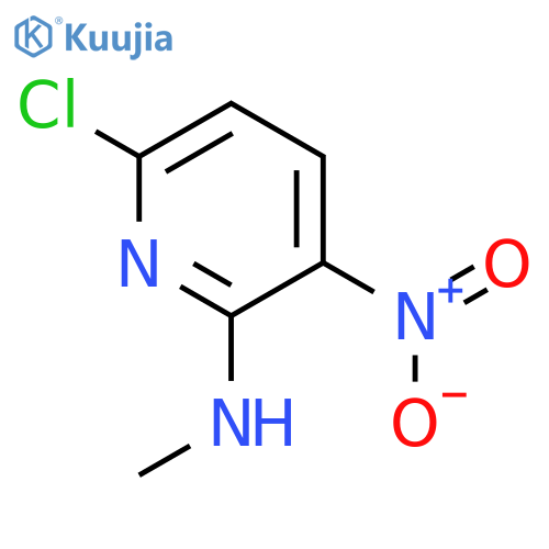 6-Chloro-2-(N-methylamino)-3-nitropyridine structure
