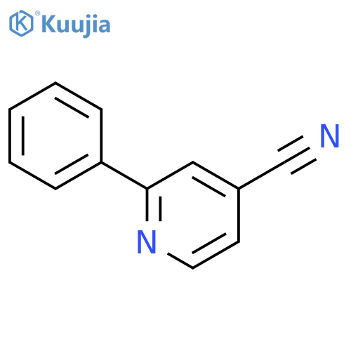 2-Phenylisonicotinonitrile structure