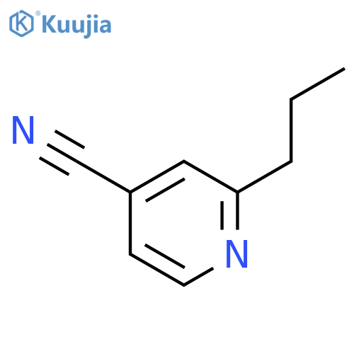 2-propylpyridine-4-carbonitrile structure
