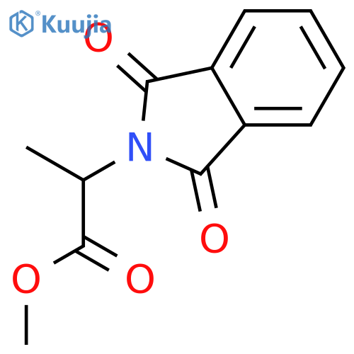 Methyl 2-(1,3-dioxo-1,3-dihydro-2h-isoindol-2-yl)propanoate structure