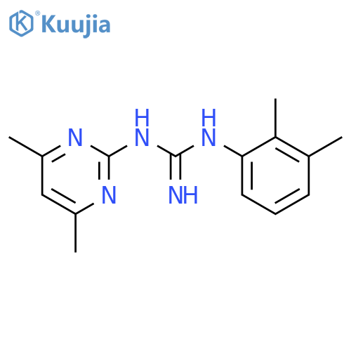 N-(2,3-Dimethylphenyl)-N'-(4,6-dimethylpyrimidin-2-yl)guanidine structure