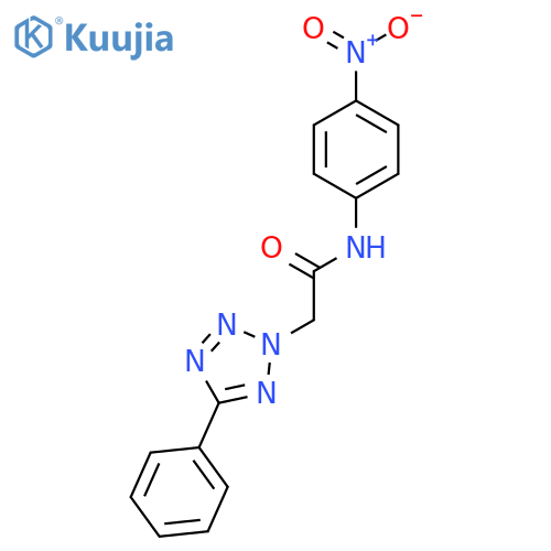 2H-Tetrazole-2-acetamide, N-(4-nitrophenyl)-5-phenyl- structure