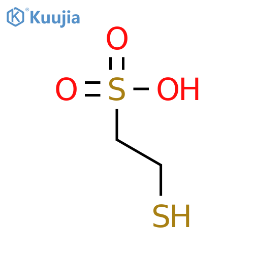 2-Mercaptoethanesulfonic acid structure