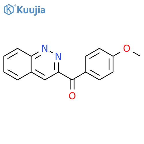 Methanone, 3-cinnolinyl(4-methoxyphenyl)- structure