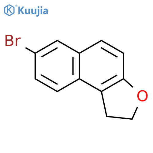 Naphtho[2,1-b]furan, 7-bromo-1,2-dihydro- structure