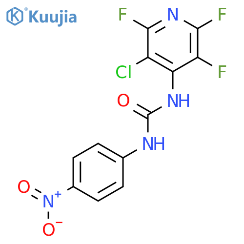 Urea, N-(3-chloro-2,5,6-trifluoro-4-pyridinyl)-N'-(4-nitrophenyl)- structure