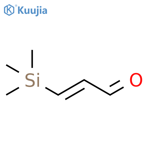 2-Propenal, 3-(trimethylsilyl)-, (E)- structure