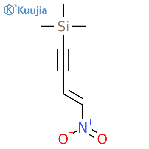 Silane, trimethyl(4-nitro-3-buten-1-ynyl)- structure