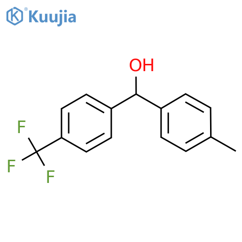 Benzenemethanol, a-(4-methylphenyl)-4-(trifluoromethyl)- structure