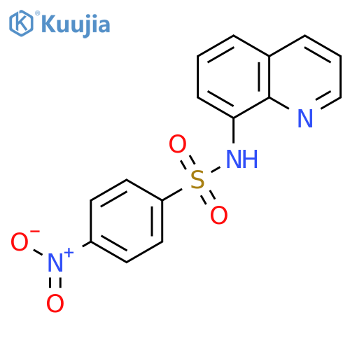 4-nitro-N-(quinolin-8-yl)benzenesulfonamide structure