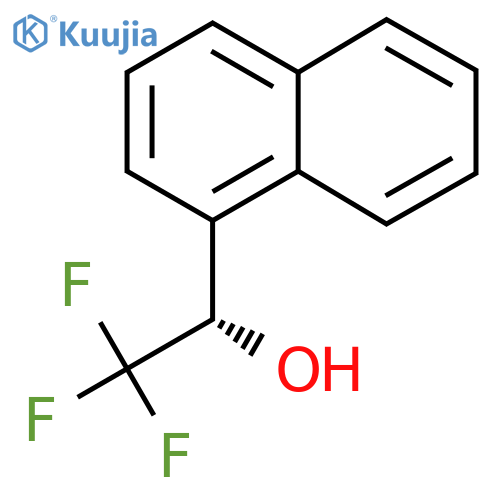 (1S)-2,2,2-trifluoro-1-(naphthalen-1-yl)ethan-1-ol structure