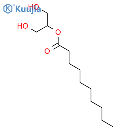 Decanoic acid,2-hydroxy-1-(hydroxymethyl)ethyl ester structure