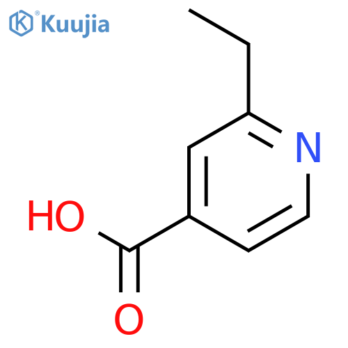 2-ethylpyridine-4-carboxylic acid structure