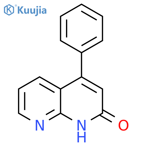 1,8-Naphthyridin-2(1H)-one, 4-phenyl- structure