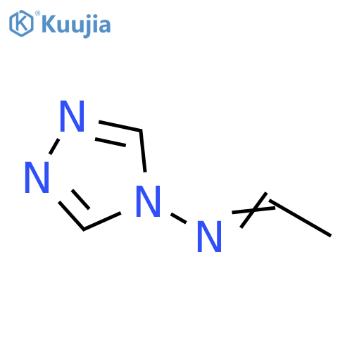 4H-1,2,4-Triazol-4-amine, N-ethylidene- structure