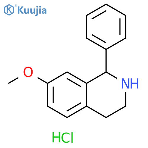 7-methoxy-1-phenyl-1,2,3,4-tetrahydroisoquinoline hydrochloride structure
