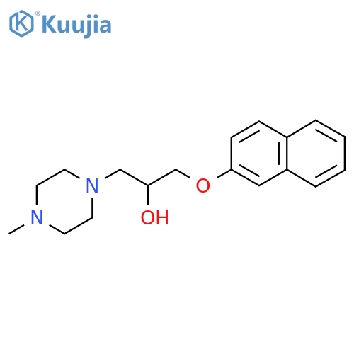1-(4-Methylpiperazin-1-yl)-3-(2-naphthyloxy)propan-2-ol structure