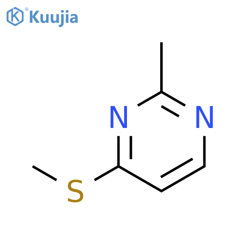 Pyrimidine,2-methyl-4-(methylthio)- structure