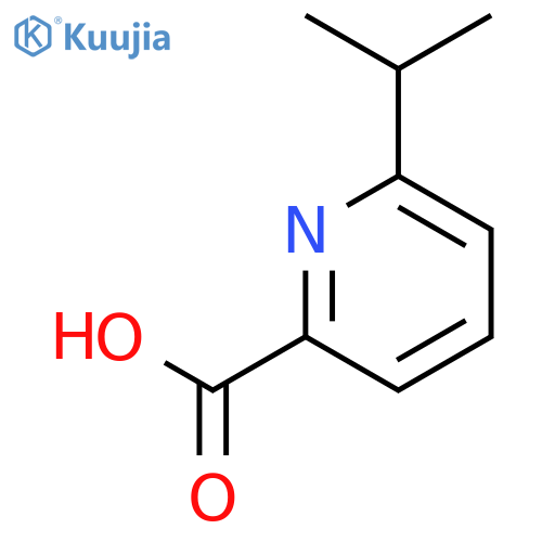 6-(propan-2-yl)pyridine-2-carboxylic acid structure