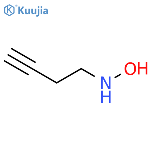 N-(but-3-yn-1-yl)hydroxylamine structure