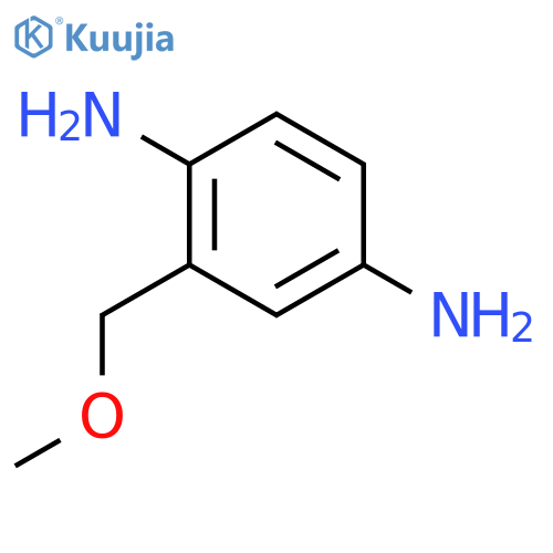 2-(methoxymethyl)-1,4-Benzenediamine structure